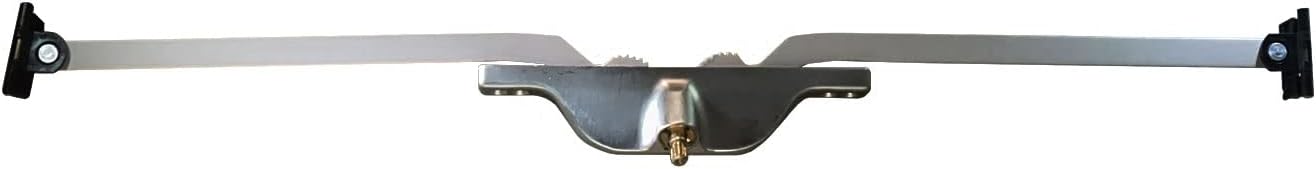 WRS Truth Brushed Nickel Pivot Shoe Operator - 11" Arm, Front Mount