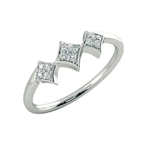 Bague en Argent et Zircon pour tenue Work Wear chic au bureau