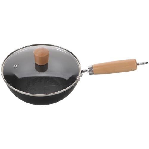 Wok japonés pequeño de acero al carbono 20 cm miniatura 1