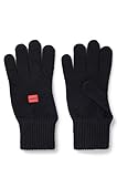 boss handschuhe kranto 2 80% Virgin wool 20% Polyamide HUGO Herren Waff 3 GLOVES, Black1, ONESIZEZE EU