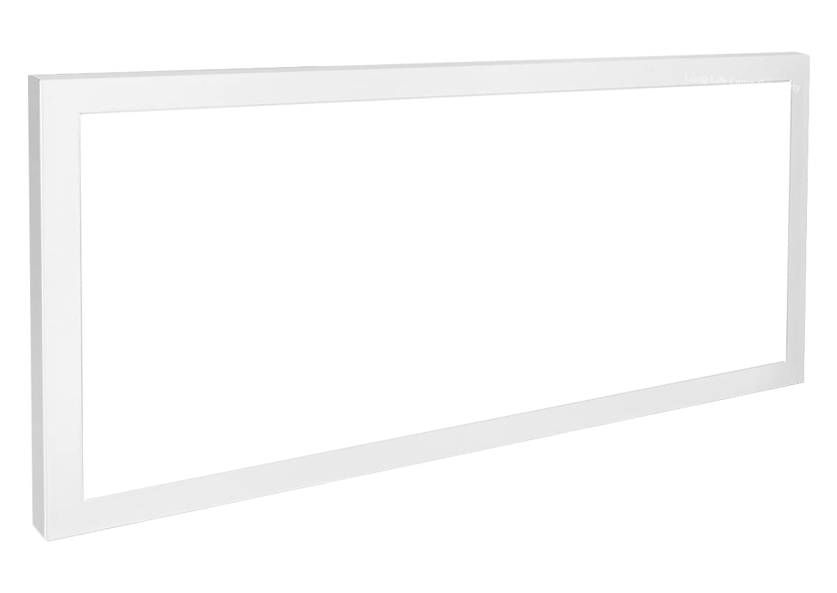 Long Life Lamp Company White 40W Recessed Led Panel 300 X 600 Ceiling Light Cool 6500K Super Bright Includes Driver