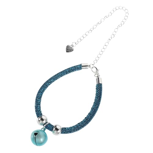 HANABASS Adjustable Cat Collar with Bell Comfortable Pet Neck Ring for Dogs and Kittens Durable Accessory for Weddings Parties and Photoshoots Use