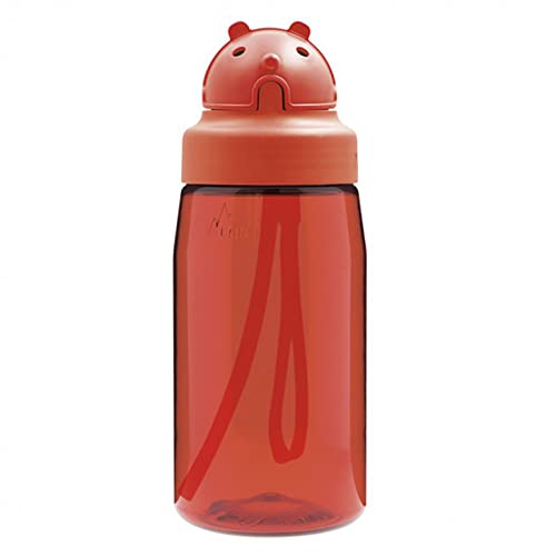 Oby Kids Tritan çocuk şişesi, Oby pipetli kapak, 0,45 l, kırmızı