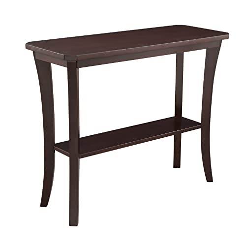 Image of Leick Home Boa Console Table, 38 inch, Chocolate Oak