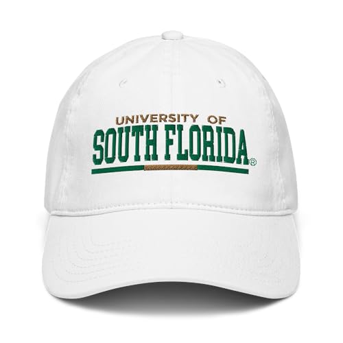Gorra Ajustable Blanca South Florida Bulls Varsity miniatura 2