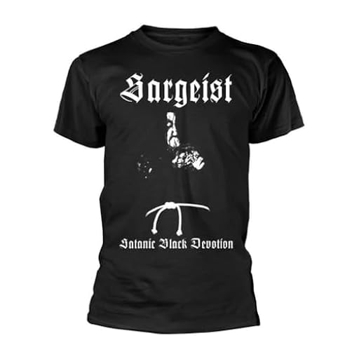 UHYft66AWZ Sargeist Men´s Satanic Devotion T-Shirt Black 3XL | Ya disponible en tu tienda friki favorita! En mundofriki.es!