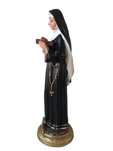 Santa Rita De Cascia Estatua Religiosa de Resina 8" miniatura 4