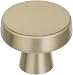 Amerock BP55270BBZ Blackrock 1-5/16" Diameter Cabinet Knob, 1-5/16 inch (33 Millimeter), Golden Champagne