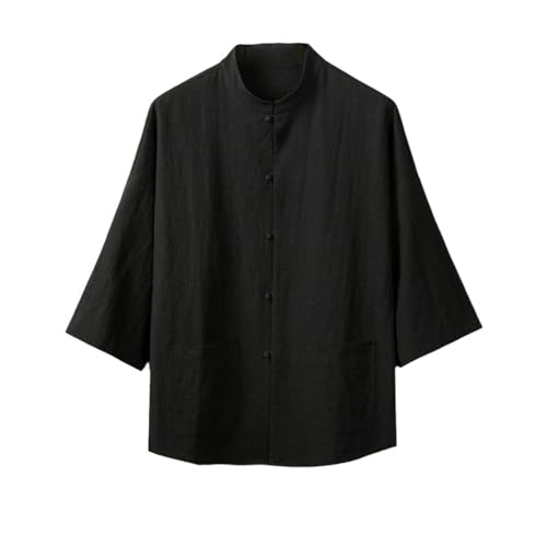 Chemise en lin homme style chinois légère et ample contre la chaleur