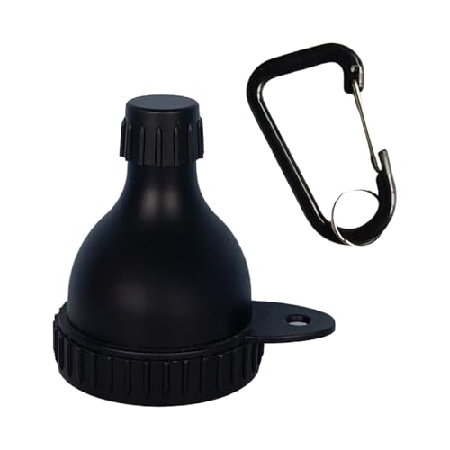 Trichter für Eiweißpulver, Trainingstudio -Supplement -Fall | 50 ml Mini -Pulverschachtel mit Karabiner für Erwachsene Senioren Reisen Fitnessstudio Flugzeugstrand Arbeitswagen
