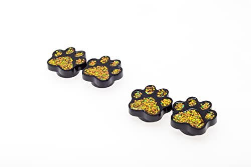 Image of FD&D Multiple Use Shining Screw Cap, Golden Paw Pattern with M6 Machine Screw