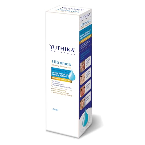 Image of Yuthika Ultramax Deep Intense Moisturizing Cream for Dry to Very Dry Skin Face Moisturizer for Men & Women Deep Hydration & Softness Non-Greasy Dermatologically Tested (20ml)