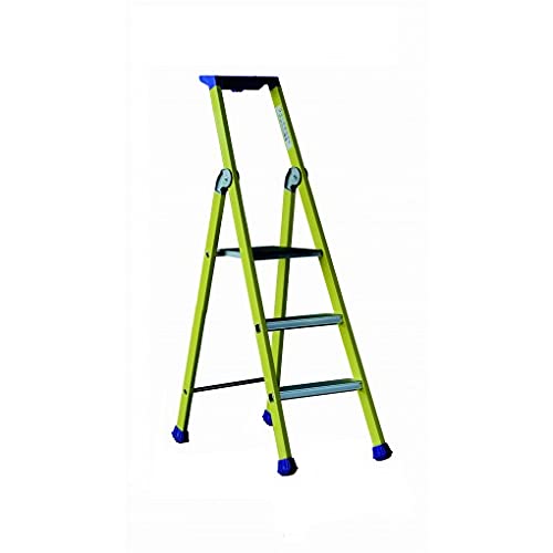 Tubesca - ESCABEAU 3 MARCHES Professionnel SOCODA Aluminium Cover