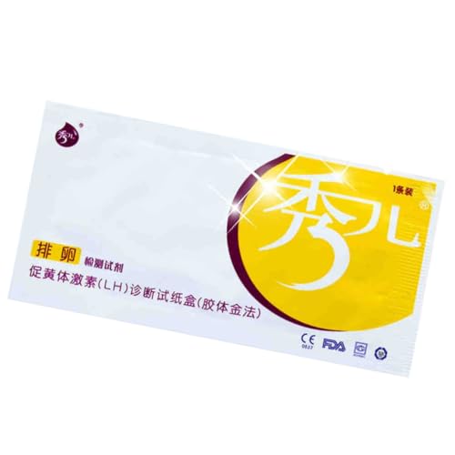 FRCOLOR 10pcs Ovulation Test Strips Accurate Lh Test Strips for Women Easy to Use Ovulation Tools Lightweight and Portable for Home Travel