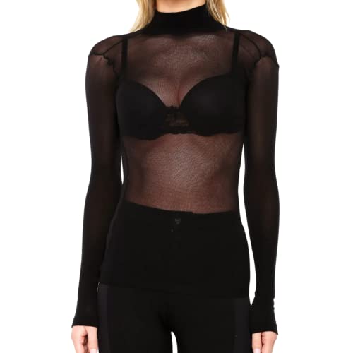 Blusa 2 A Pele Loba - Gola Alta (Adulto) Tamanho Único, Cor: Preta, Lupo, Segunda - Pele