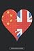 Planner: Chinese British Flag United Heart Jigsaw Puzzle Flags Of China United Kingdom