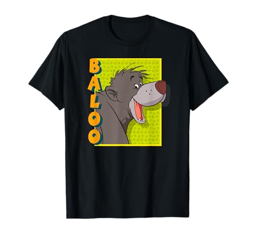 T-shirt Disney The Jungle Book Baloo vêtement imprimé rétro pop culture