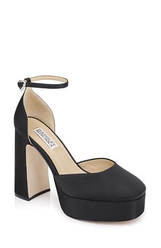 Badgley Mischka Women's Jayda Platform, Black, 9