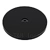 TamBee 6 inch Lazy Susan Turntable Organizer Acrylic for Spice Rack, Cake, TV, Laptop, Crafts, Kitchen, Cabinet, Pantry Decorating Black #2