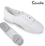 Material: Leder Sansha js9 C 42 ND-TanzSchuhe Damen 46.5 weiß