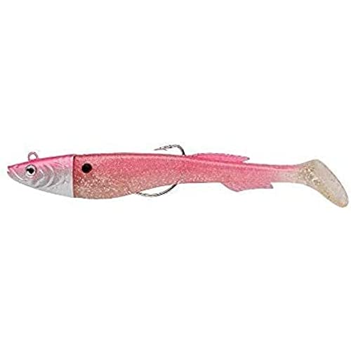 Berkley - Berkley Powerbait Power Sardine - Leurre Souple Polyvalent Texan pour la Pêche en Mer, Founit avec deux Paddle pour le Lieu, Bar, et autres Carnassiers, Blackminnow FIIIsh