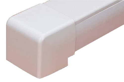 MC DISTRIBUTION Coude 90° Exterieur Goulotte Super Optimal - Blanc 9003 80x60 - Climatisation