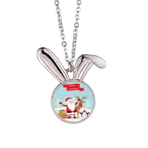 Collier lapin motif Père Noël le cadeau idéal pour gâter vos proches