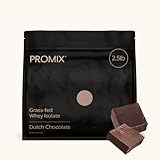 ProMix Nutrition Whey Protein Isolate Powder, Chocolate - Grass-Fed - ­Post Workout Fitness & Nutrition Shakes, Smoothies & Cooking Recipes - Gluten-Free & Keto-Friendly - 2.5 Pound (Pack of 1)