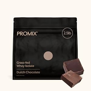 ProMix Nutrition Whey Protein Isolate Powder, Chocolate – Grass-Fed – ­Post Workout Fitness & Nutrition Shakes, Smoothies & Cooking Recipes – Gluten-Free & Keto-Friendly – 2.5 Pound (Pack of 1)