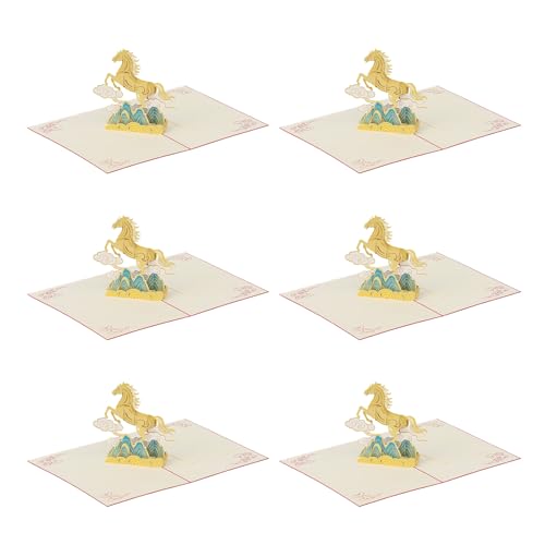 Carte de vœux pop-up 3D anniversaire et Nouvel An original