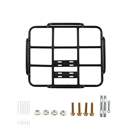 Food Delivery Box Rack, 80kg Loading Capacity, Steel Tube, Motorcycle Electric Bicycle, with Seamless Surface, for Universal Scope (Type 1 52/42 ID)