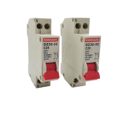 Interruptor de aire DZ30-32 TPN 1P+N de 10A para cuadros electricos 2