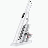 Picture of PROMOMO Handheld Vacuum Cordless, Lightweight 1.4lb with Powerful Suction, Charging Dock, Single Touch Empty and Detachable Dust Cup (Creamy White)
