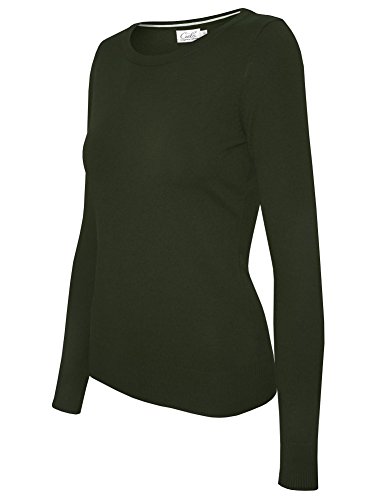 Image of Cielo Women's Solid Soft Stretch Pullover Knit Sweater