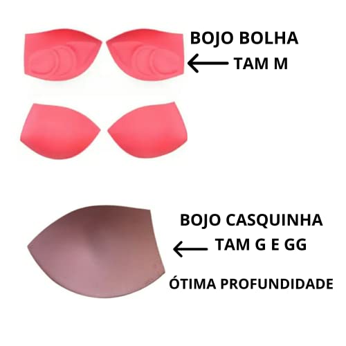 Sutiã Reforçado com Bojo Plus-up em Microfibra - Eva Lingerie (G, Branco)