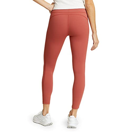 Eddie Bauer Women's Movement Lux High-Rise 7/8-Length Leggings, Maroon, Large #TOP1