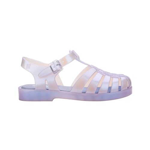 Image of mini melissa Possession Jelly Fisherman Sandal for Toddler and Kids | Iconic Fisherman Jelly Sandal for Toddlers & Girls, Adjustable Buckle, Waterproof, Bubblegum Scent, Play & Dress Shoes