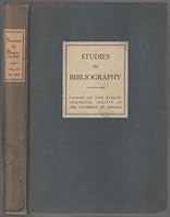 Studies in Bibliography. Papers of the Bibliographical Society of the University of Virginia: Volume Four B08RJCQZQG Book Cover