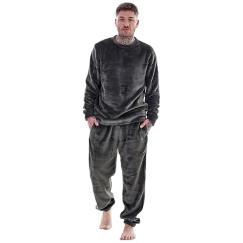 Keanu Men's Warm Fleece Pyjama Set Cover