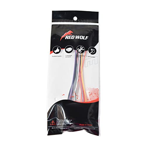 Red Wolf Replacement With Ford F150/F250 Lincoln Mercury 2003-2013 Stereo Radio Wire Harness Head Unit Video Rca Adapter Amp Power Input Connector #TOP6