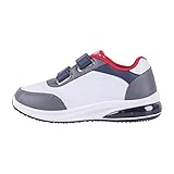 CERDÁ LIFE'S LITTLE MOMENTS, Zapatillas Niño Luces de Capitan America con Velcro para Facilitar su Independencia y Comodidad y Refuerzo en la Puntera Unisex niños, Azul, 28 EU