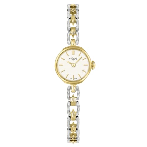 Rotary Ladies 1895 Silver & Gold Plated Bracelet Watch