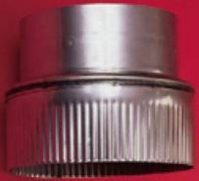 Selkirk Corporation 4846 Heat-fab Reducer 8 Inch (m) Crimped to 6 Inch (f) 304-alloy