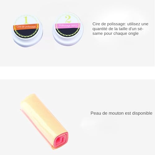 Ensemble Poudre à Ongles pour renforcer et réparer avec coffret manucure - 5