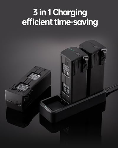 LKTOP 100W Mavic 3 Series Battery Charging Hub Kit for DJI Mavic 3/Mavic 3 Pro/Mavic 3 Classic/Mavic 3 Pro Cine/Mavic 3 Cine/Mavic 3 Thermal/Mavic 3 Enterprise Drone, with 100W USB-C Power Adapter