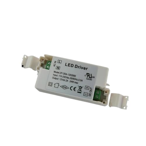 5 unids/lote 12V transformador controlador LED 24W 2A fuente alimentación AC220V