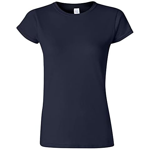 Gildan Ladies Soft Style Navy T-Shirt Cover