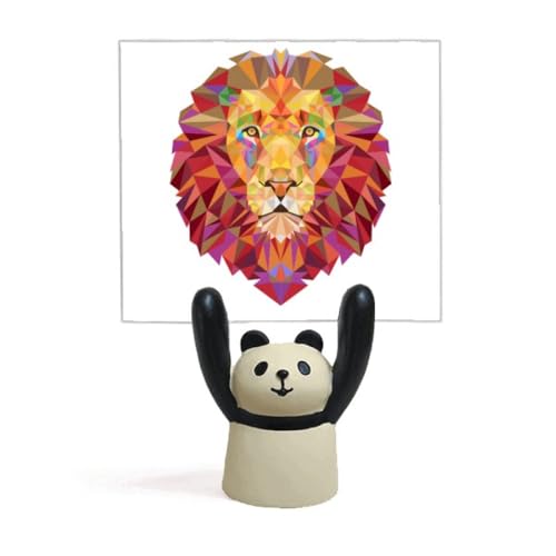 Support pour mémo panda et boîte lion pour colorer votre décoration de bureau