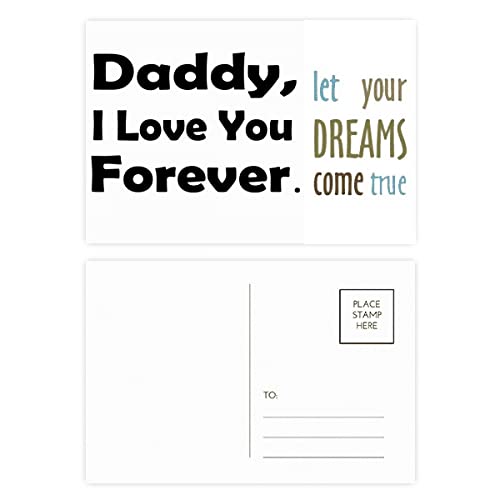 Tarjetas de agradecimiento Love You Dad el regalo ideal para el Día del Padre