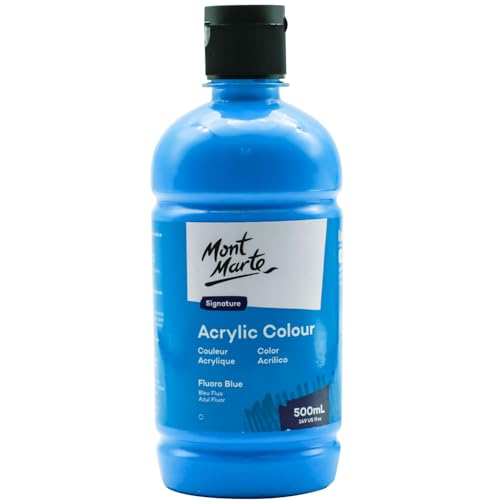 Mont Marte Signature Black Acrylic Paint 16.9oz 500ml Semi-Matte Finish Suitable for Canvas Wood Fabric Leather Cardboard Paper MDF and Crafts product thumbnail 13